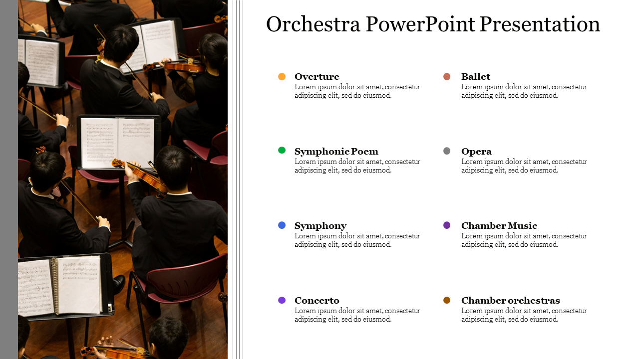 Orchestra PowerPoint Presentation